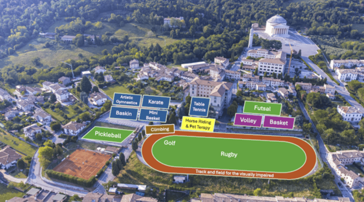 SportWay event in Italy and its logistics map 16-17. May 2025